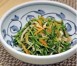 豆苗の生姜ぽん酢和え